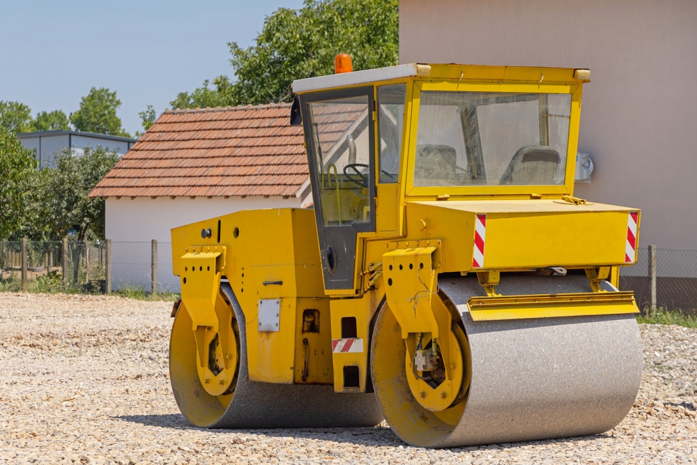 double drum rollers at the site